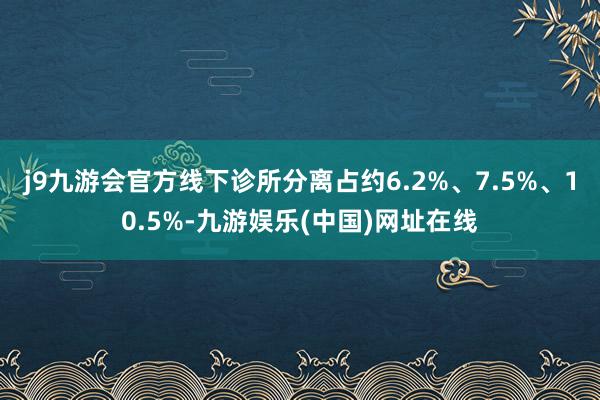 j9九游会官方线下诊所分离占约6.2%、7.5%、10.5%-九游娱乐(中国)网址在线